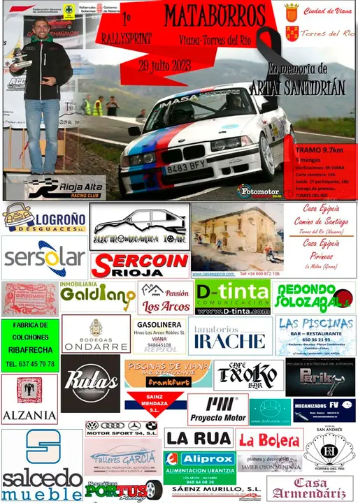 I Rallysprint Mataborros 2023 en Viana Torres del R&iacute;o