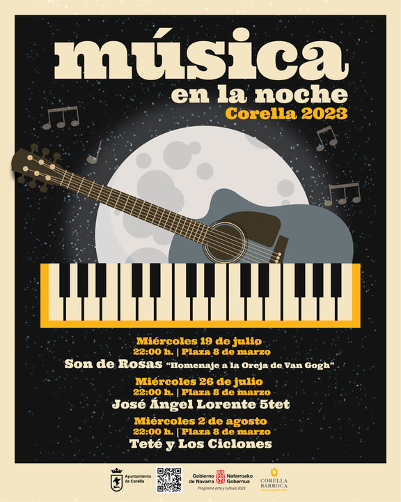 Música en la noche 2023 en Corella