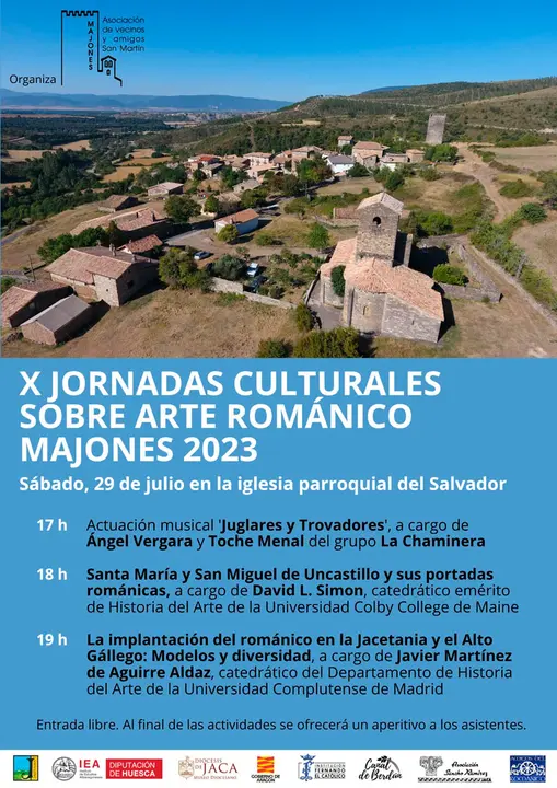 X Jornadas hist&oacute;ricas sobre Arte Rom&aacute;nico 2023 en Majones