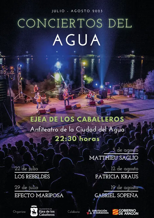 XI Conciertos del Agua 2023 en Ejea de los Caballeros