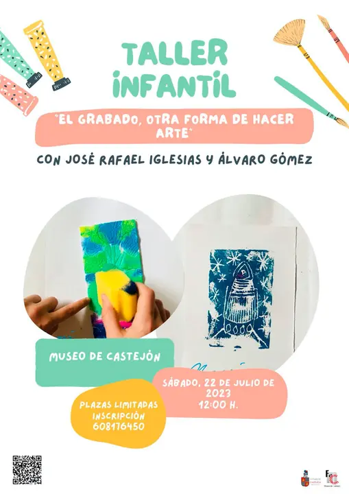 Taller infantil en Castej&oacute;n &lsquo;El grabado, otra forma de hacer arte&rsquo;