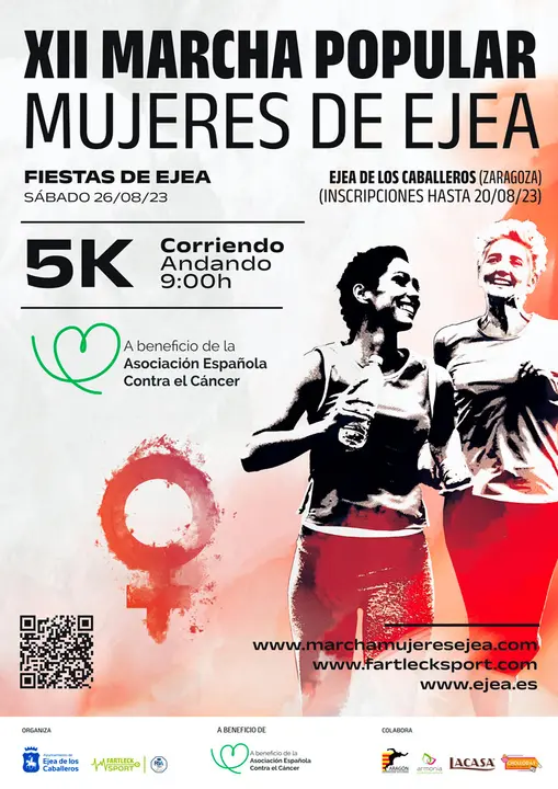 XII Marcha popular de las Mujeres 2023 en Ejea de los Caballeros
