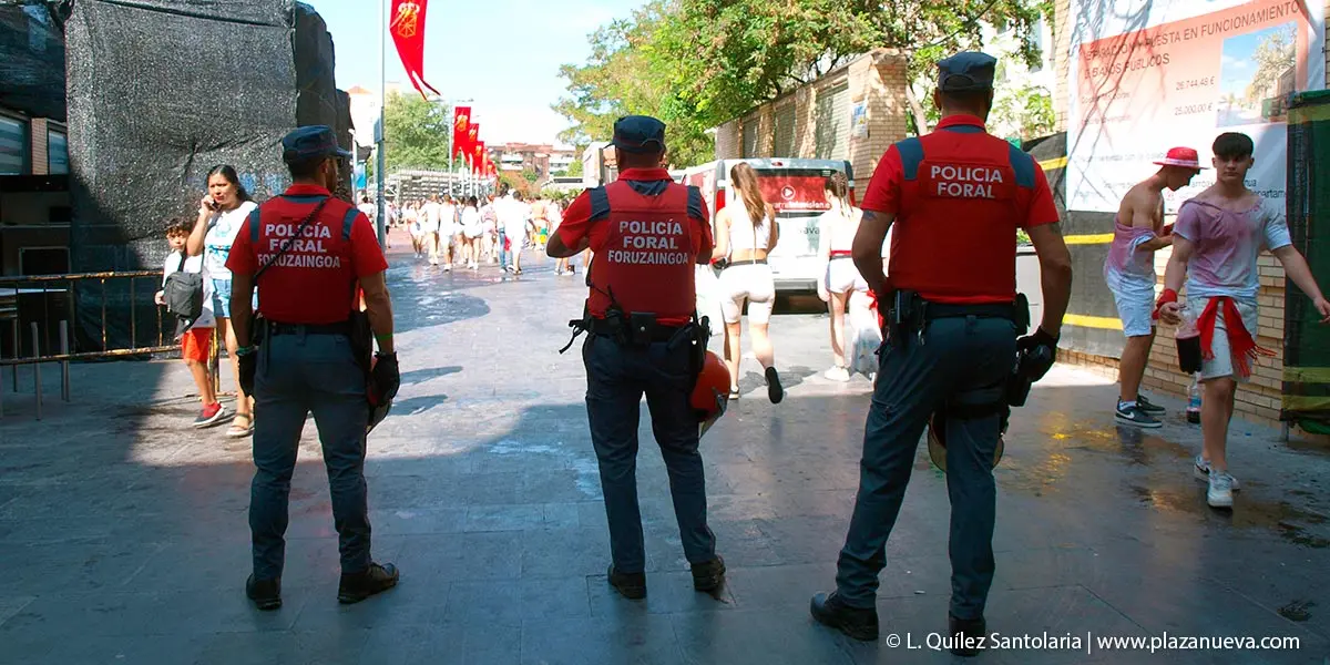 Polic&iacute;a Foral Tudela fiestas 2023