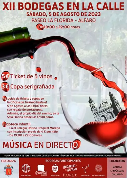 Programa Prefiestas 2023 en Alfaro - Bodegas en la Calle