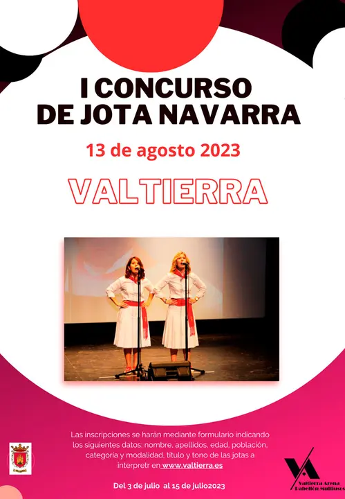I Certamen de jotas 2023 en Valtierra