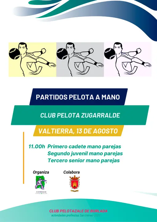 Partidos de pelota a mano en Valtierra