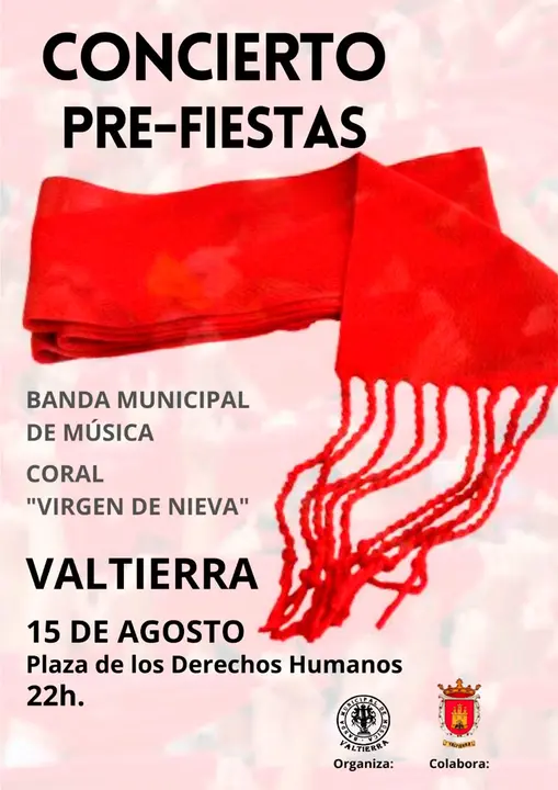 Concierto prefiestas con la Banda y Coral de Valtierra