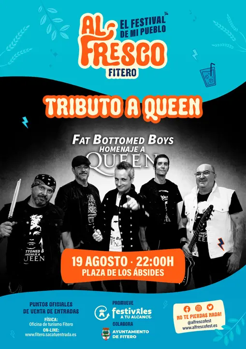Al Fresco 2023 en Fitero Tributo a Queen