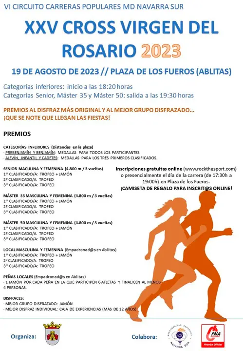 XXV Cross Virgen del Rosario 2023 en Ablitas