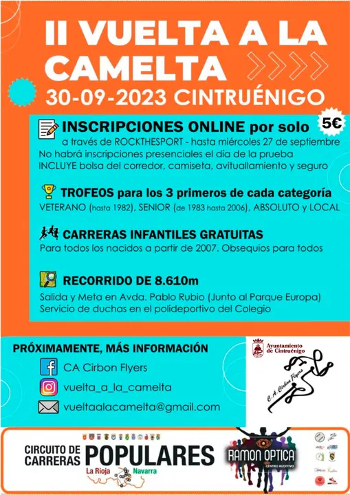 II Vuelta a la Camelta 2023 en Cintru&eacute;nigo