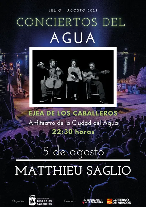 XI Conciertos del Agua 2023 en Ejea de los Caballeros Matthieu Saglio