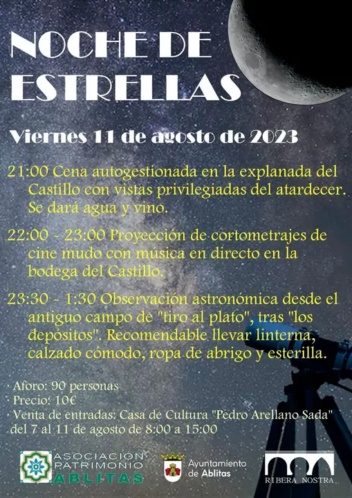 Noche de estrellas 2023 en Ablitas