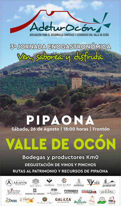 III Jornadas Enogastronómicas 2023 en Pipaona de Ocón