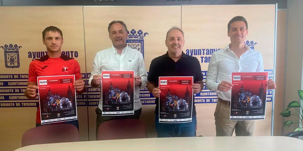 Presentaci&oacute;n del I Ciclocross internacional &lsquo;Ciudad de Tarazona&rsquo; 2023