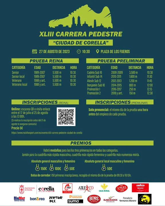XLIII Carrera pedrestre 2023 en Corella