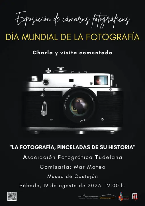 Charla en Castej&oacute;n &lsquo;La fotograf&iacute;a pinceladas de su historia&rsquo; y exposici&oacute;n de c&aacute;maras fotogr&aacute;ficas