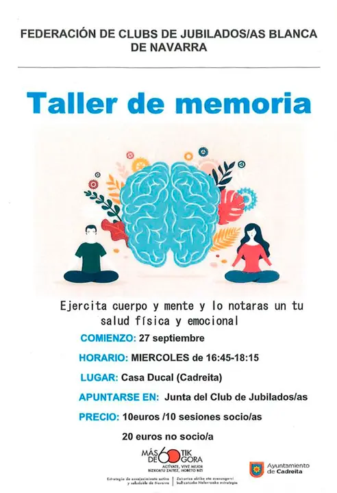 Taller en Cadreita de memoria