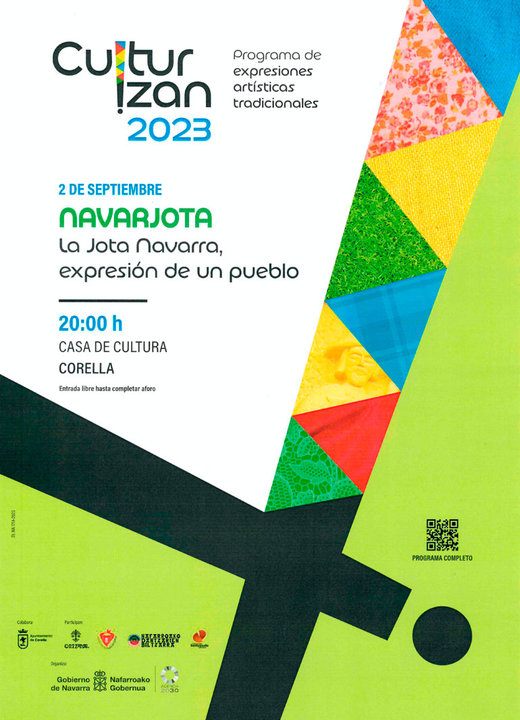 Cultur-Izan 2023 en Corella ‘La Jota Navarra, expresión de un pueblo’ con Navarjota