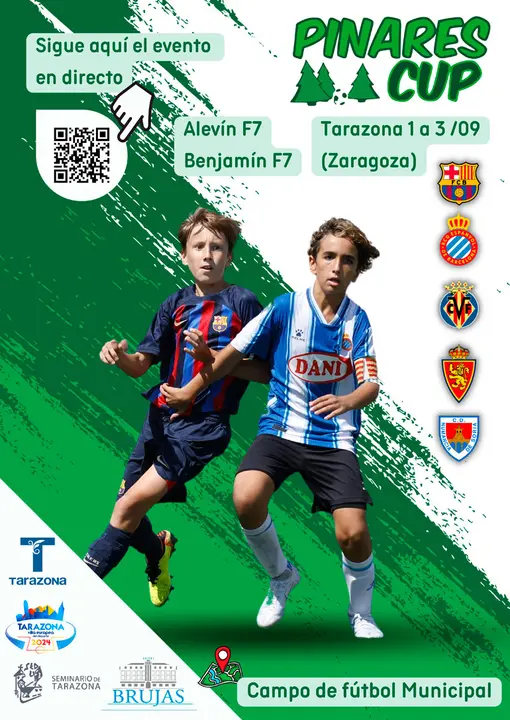 Campeonato de f&uacute;tbol &lsquo;Pinares Cup&rsquo; 2023 en Tarazona