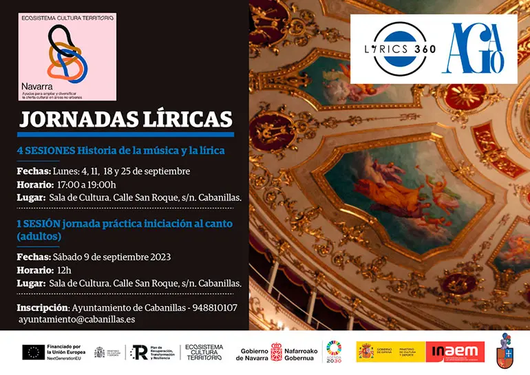 Jornadas l&iacute;ricas en Cabanillas &lsquo;Historia de la m&uacute;sica y la l&iacute;rica&rsquo;