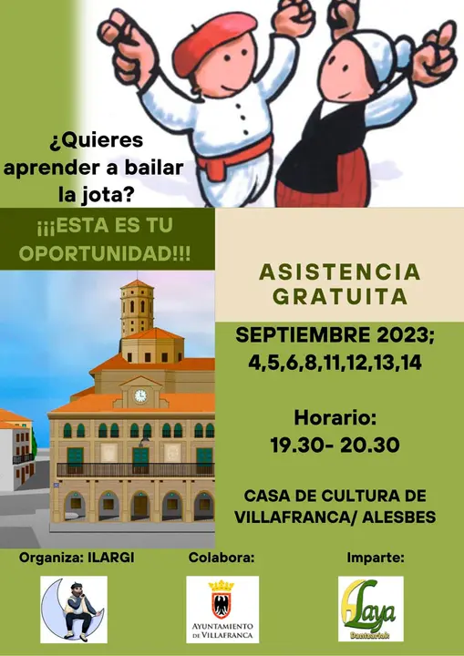 Curso en Villafranca de jotas