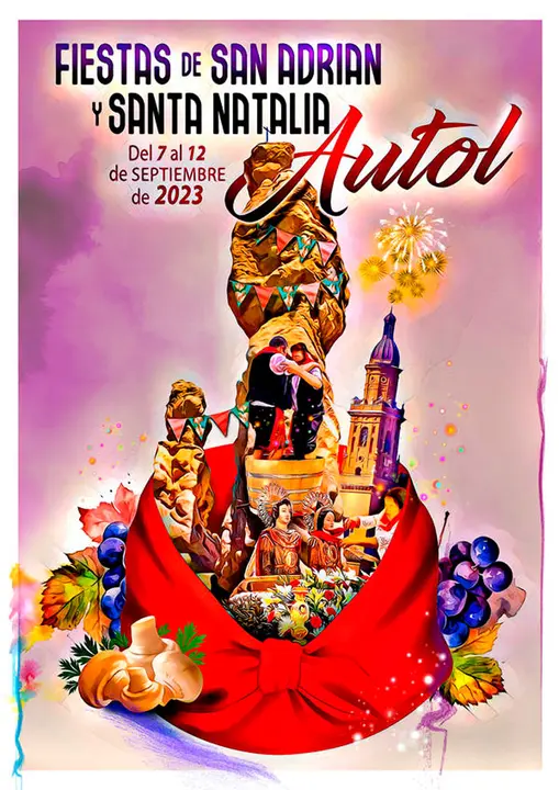 Programa de las Fiestas patronales en honor de San Adri&aacute;n y Santa Natalia 2023 en Autol