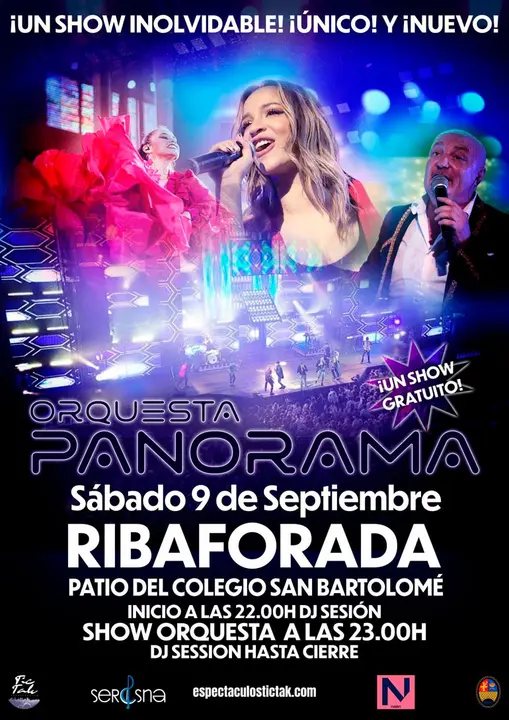 Actuaci&oacute;n en Ribaforada de la Orquesta Panorama