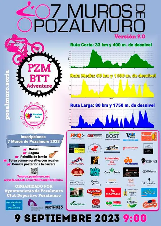 IX Marcha BTT 7 Muros 2023 en Pozalmuro