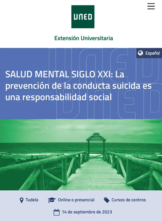 Jornada en Tudela &lsquo;Salud Mental Siglo XXI La prevenci&oacute;n de la conducta suicida es una responsabilidad social&rsquo;