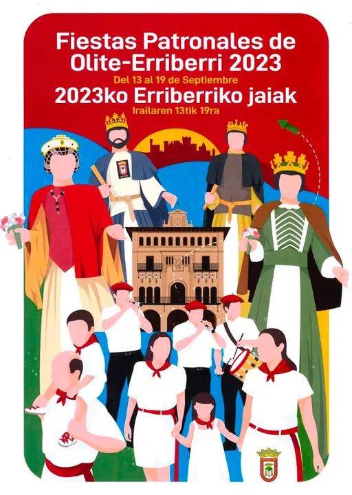 Programa de las Fiestas patronales en honor de la Exaltaci&oacute;n de la Santa Cruz 2023 en Olite