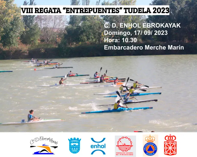 VIII Regata Entrepuentes 2023 en Tudela