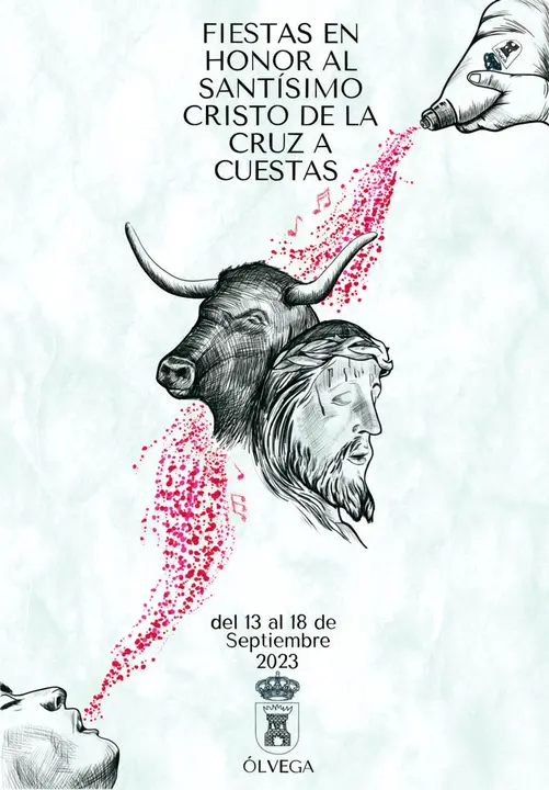 Programa de las Fiestas patronales en honor del Sant&iacute;simo Cristo de la Cruz a Cuestas 2023 en &Oacute;lvega