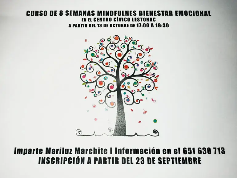 Curso en Tudela de Mindfulness bienestar emocional