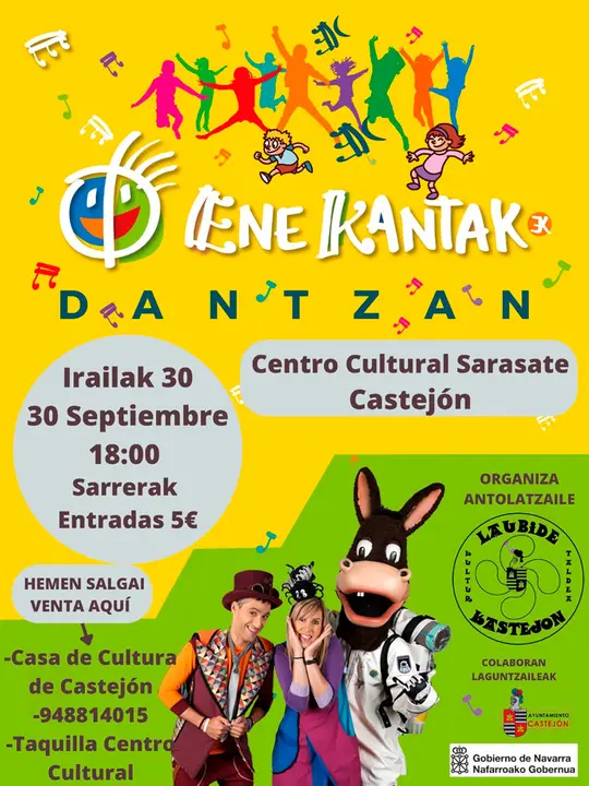 Espect&aacute;culo en Castej&oacute;n &lsquo;Ene Kantak dantzan&rsquo;