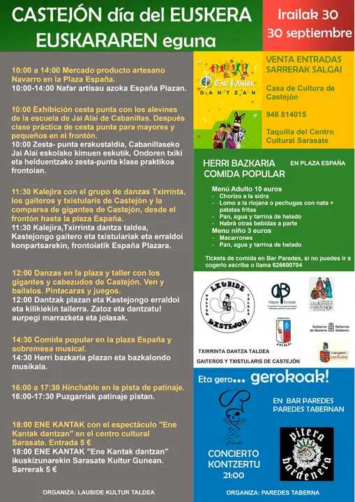 D&iacute;a del Euskera 2023 en Castej&oacute;n