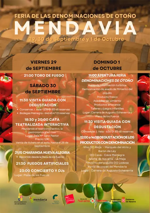 Feria de las Denominaciones de Oto&ntilde;o 2023 en Mendavia