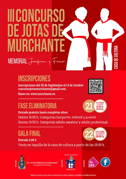 III Concurso de Jotas &lsquo;Memorial Josefina y Faico&rsquo; 2023 en Murchante