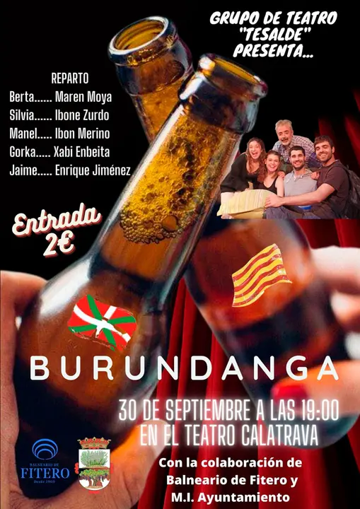 Teatro en Fitero &lsquo;Burundanga&rsquo; con el grupo Tesalde