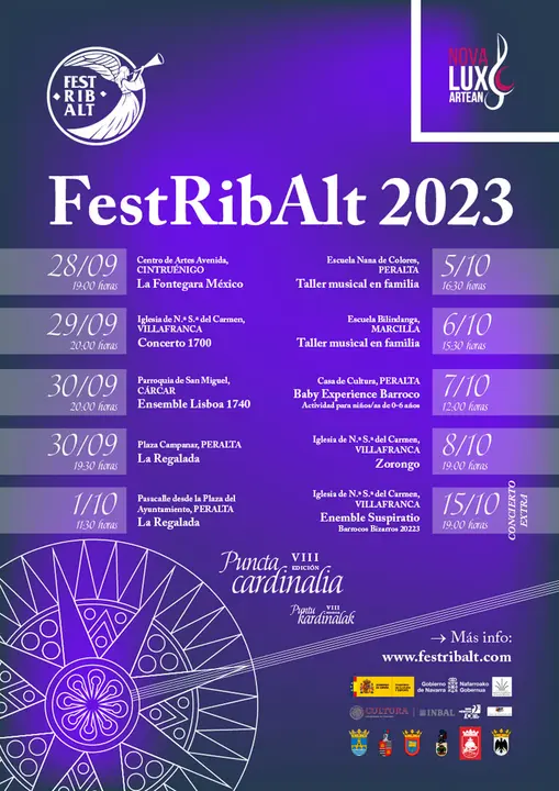 VIII FestRibAlt &lsquo;Puncta Cardinalia&rsquo; 2023 en la Ribera Alta de Navarra