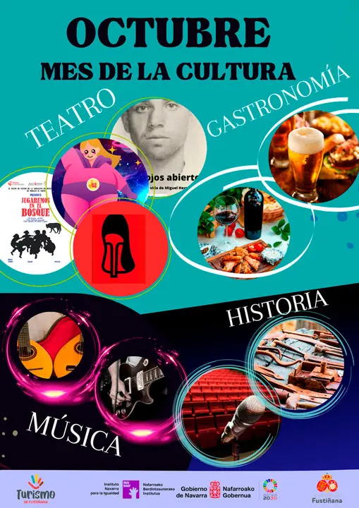 Mes de la cultura Octubre 2023 en Fusti&ntilde;ana