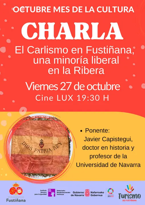 Charla en Fusti&ntilde;ana &lsquo;El Carlismo en Fusti&ntilde;ana. Una minor&iacute;a liberal en la Ribera&rsquo;