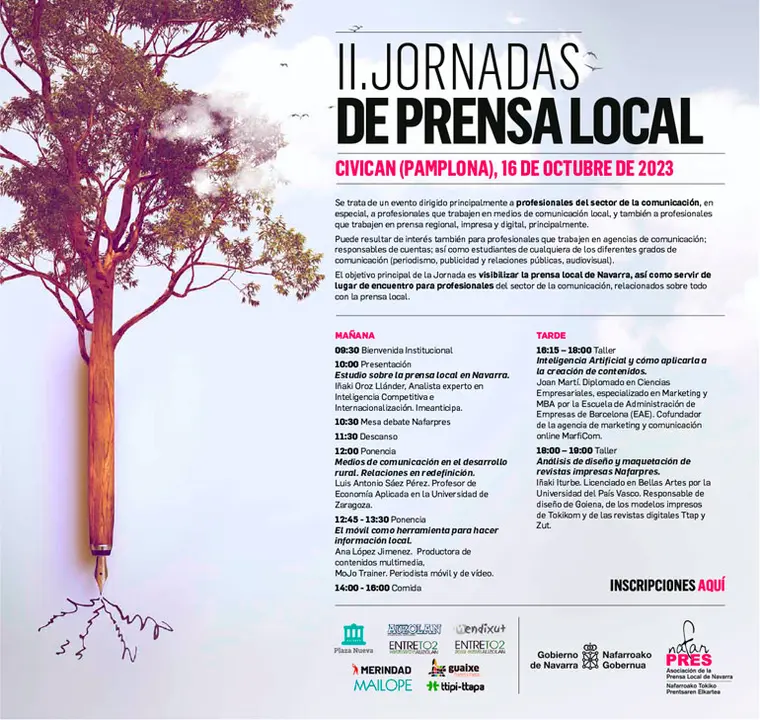 II Jornadas de Prensa Local de Navarra 2023 en Pamplona