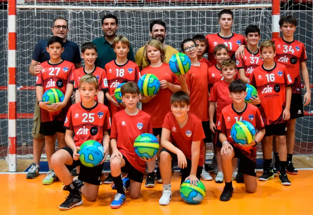 Tudela Balonmano Bardenas 1 presentaci&oacute;n Alev&iacute;n A
