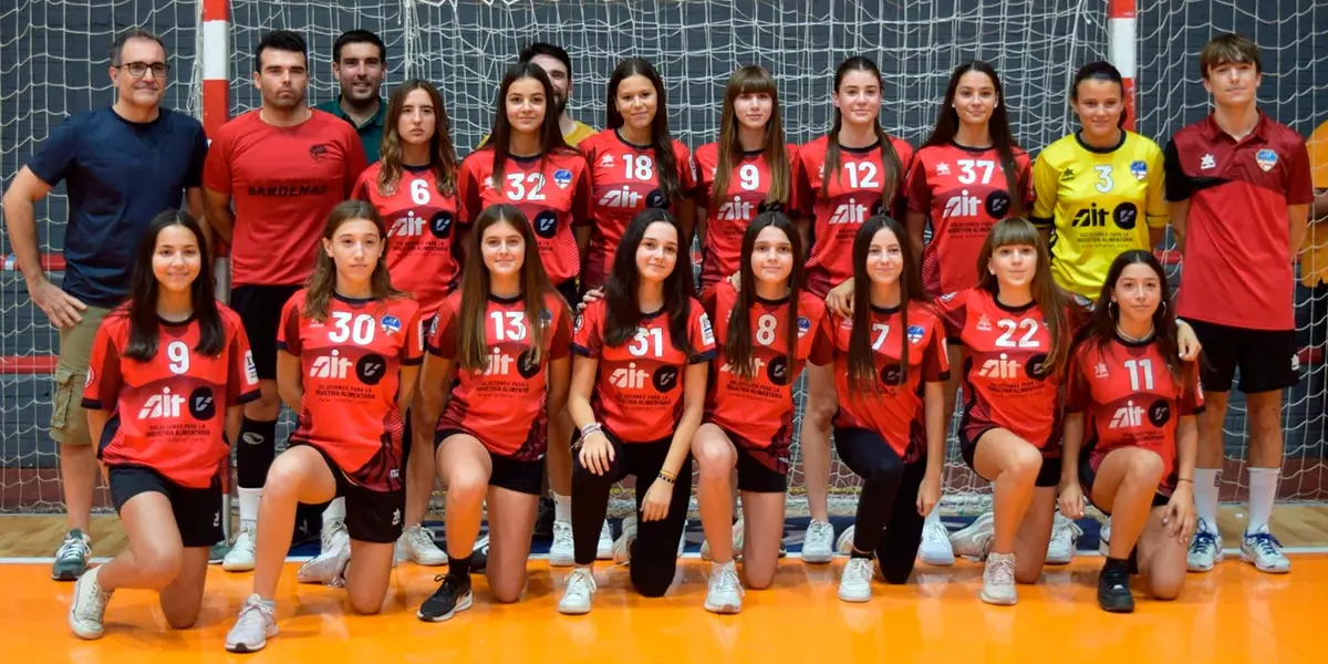 Tudela Balonmano Bardenas 4 presentaci&oacute;n Cadete femenino