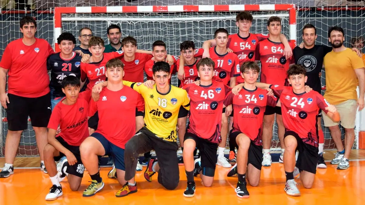 Tudela Balonmano Bardenas 6 presentaci&oacute;n Juvenil masculino