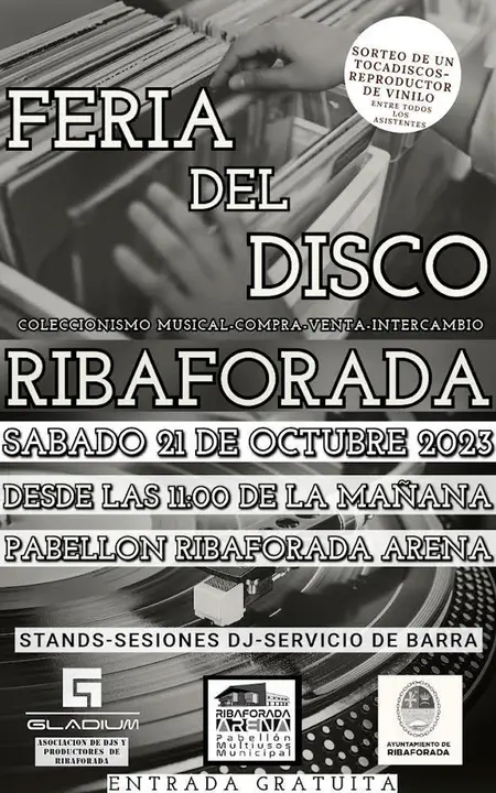 Feria del disco 2023 en Ribaforada