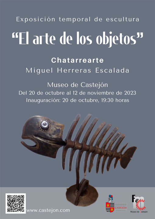 Exposición de escultura en Castejón ‘Chatarrearte, El arte de los objetos’ de Miguel Herreras Escalada