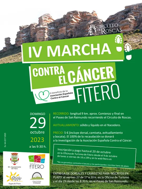 IV Marcha Contra el C&aacute;ncer 2023 en Fitero