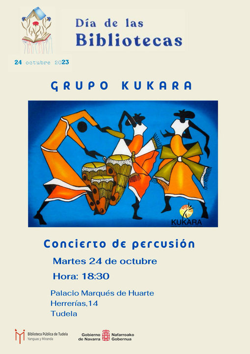 Concierto de percusión en Tudela a cargo del grupo Kukara