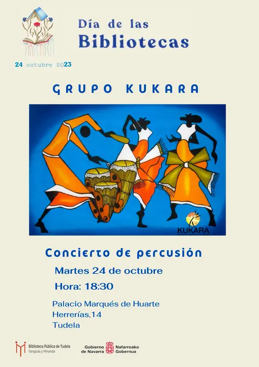 Concierto de percusi&oacute;n en Tudela a cargo del grupo Kukara
